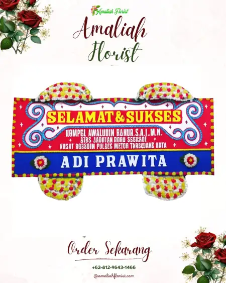 Papan Bunga Ucapan Selamat Kertowono